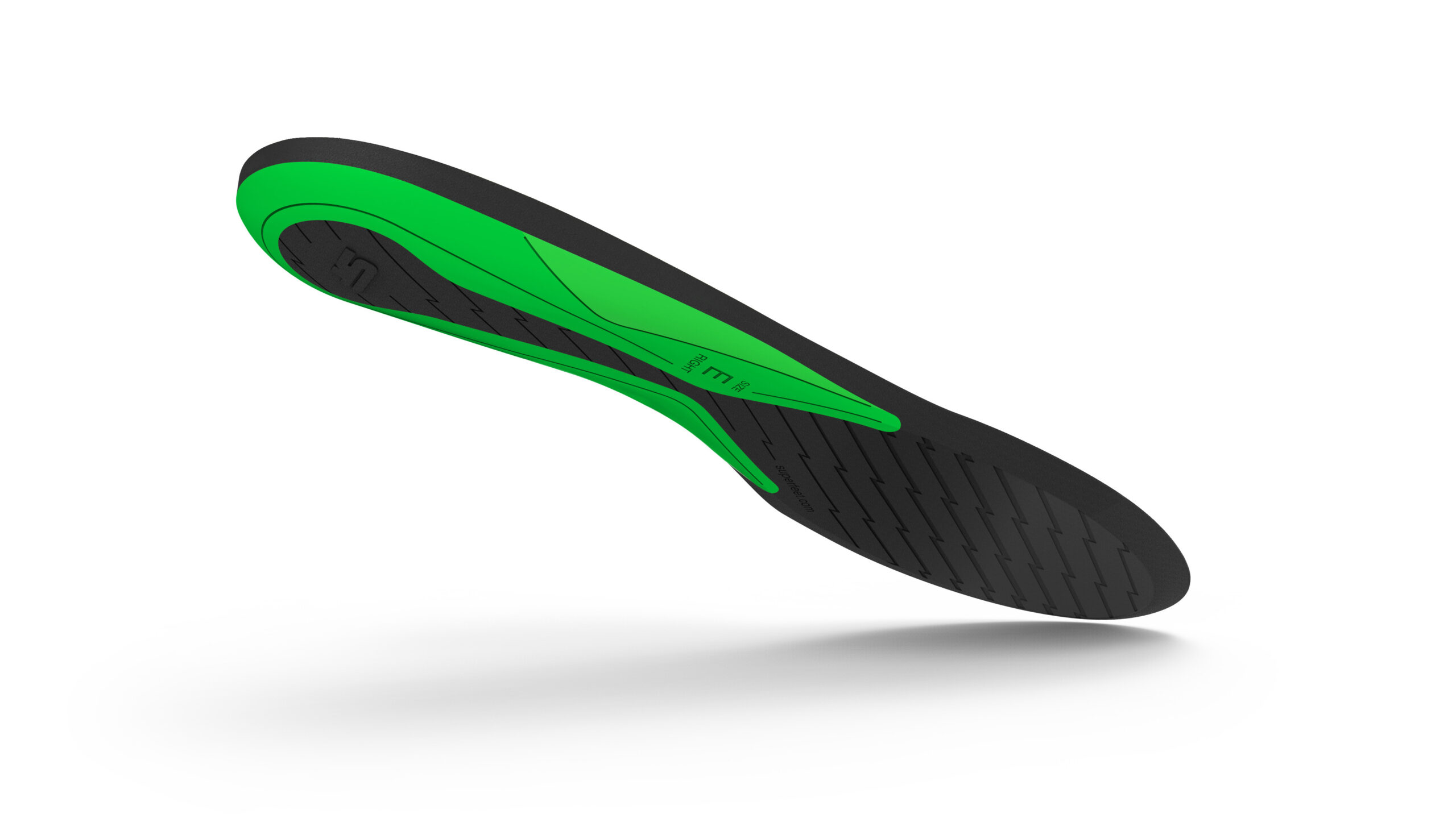 RW7610_Football_Playmaker_Insole_Image_View_3_Toe_Down_Underside_V01